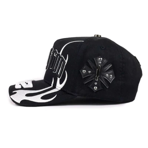 Casquettes de baseball en gros, broderie 3D, 5 panneaux, en daim, doublure en satin, casquettes Big <span class=keywords><strong>Boss</strong></span>, fabrication de casquettes, casquette Innedit Rico Beard Baez - Product Image 3