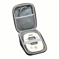 Omron Upper Arm Blood Pressure Monitor for Travel Bag with Eco-Friendly Zipper Closure EVA Protection Lightweight Durable