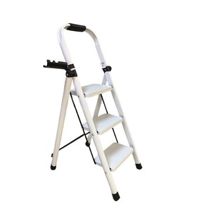 บันไดพับ 3 ขั้น น้ำหนักเบา ใช้ภายในอาคาร พร้อมราวจับอเนกประสงค์ - Product Image 5