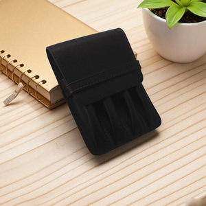 Estuche para Lápices Nuevo, 4 Ranuras, Cuero PU, Portátil, para Negocios, para Plumas Estilográficas, Protector <span class=keywords><strong>de</strong></span> Plumas para Firmar - Product Image 4