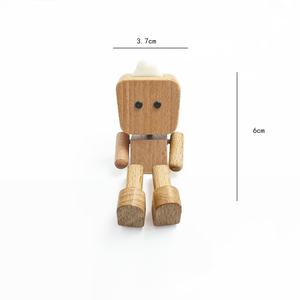 Charmant Pinocchio à bascule, mini marionnette oscillante, petit homme en bois qui secoue les jambes, ornement de voiture de Pâques, nouveau artisanat en bois - Product Image 5
