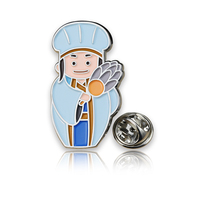 Épingles de revers en émail métallique avec portrait de dessin animé mignon, plaquées sur mesure, sans minimum de commande, couleurs et formes personnalisées, logo personnalisé
