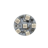 Pixel LED E10 monocolore 28mm 9 LED SMD5050 AC24V pour éclairage de fête foraine en R/G/B/Y/W pour utilisation dans les parcs à thème