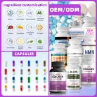 Capsules de magnésium de prix usine de logo privé d'OEM complément alimentaire soins de santé capsules de glycinate de magnésium