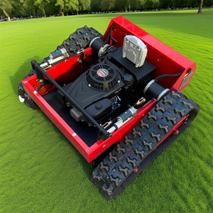 EPA euro5 tất cả các địa hình từ xa máy cắt cỏ Robot 550 mét Crawler Điều khiển từ xa nông nghiệp Máy cắt cỏ - Product Image 2