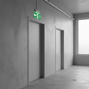 Señal Luminosa LED Fotoluminiscente con Flecha de Salida a la Izquierda, Material de Acrílico y Acero con Fuente de Luz SMD, 220V, Uso Interior y Exterior, Clasificación IP65 - Product Image 3