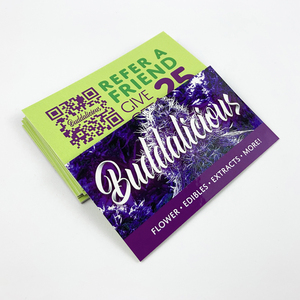 Tùy chỉnh sang trọng thẻ kinh doanh có thể tháo rời dính Sticker Duplex lớp tông Kraft Giấy tráng giấy bù đắp biểu tượng tùy chỉnh - Product Image 3