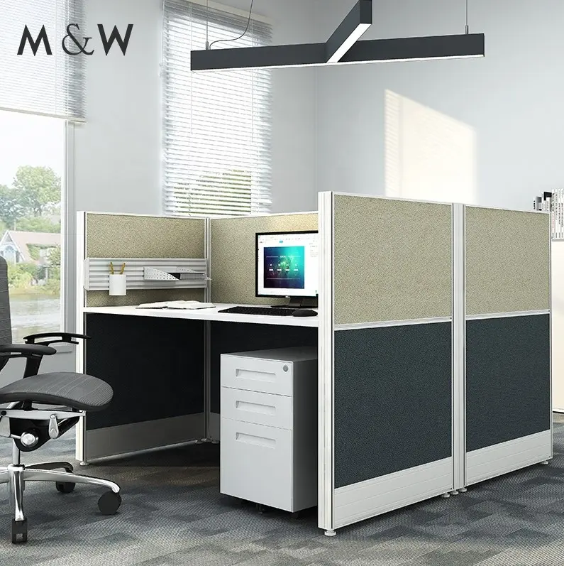 โต๊ะกุฏิแบรนด์ใหม่ที่ทันสมัยผู้ผลิตเฟอร์นิเจอร์ Cubical Call Center พาร์ทิชันขนาดสำนักงานเวิร์กสเตชัน