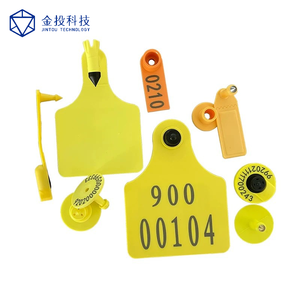 Оптовая продажа: Ультрадальний RFID-чип-метка (860-960 МГц) для животных, UHF RFID-метка для ушей коров, овец, крупного рогатого скота для системы отслеживания скота - Product Image 1