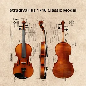 ไวโอล่า OVP301E ยี่ห้อ Phoenix ทำจากไม้เนื้อแข็ง งานแฮนด์เมดสำหรับนักเรียน หน้าไม้สปรูซ คันชักไม้บราซิล ผลิตด้วยมือสำหรับผู้เริ่มต้น - Product Image 4