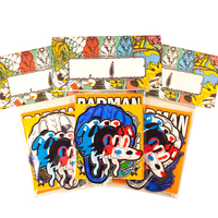 Paquete de pegatinas de vinilo PP para exteriores, pegatinas personalizadas con impresión personalizada, logotipo permanente troquelado