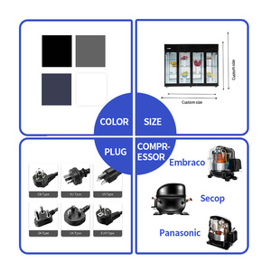 ตู้แช่ดอกไม้แบบตั้งตรง ประตูกระจก สำหรับร้านค้า - Product Image 3