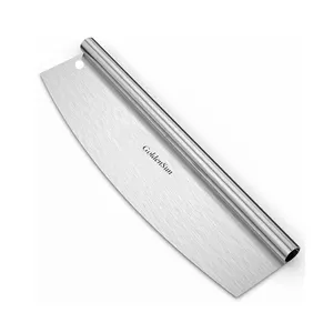 12 Inches Stainless Steel Pizza Slicer Knife Pizza Accessories With Protective Cover