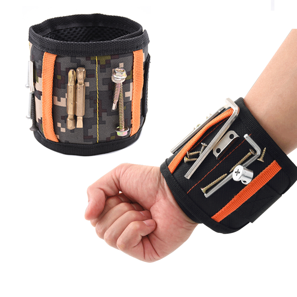 Premium magnetic Wristband tool holder diy With Strong Magnets Unique Anniversary or Birthday hand tool gift