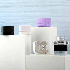 Pillow Shape Empty 5ML Cosmetic Face Cream <b>Packaging</b> Smell Proof Screw Cap <b>Glass</b> Bottle - Product Image 4