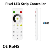 Contrôleur de bande LED à pixels PWM ESann Dimmer Remote SP630E, 4 zones, 2,4 GHz RF, RGB CCT, 5V/12V/24V, bande COB, charge maximale 288W, télécommande