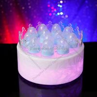 Garantie de qualité seau à glace personnalisé éclairage LED seaux modernes pour le vin pour le Champagne pour la bière cadeau pinces usine