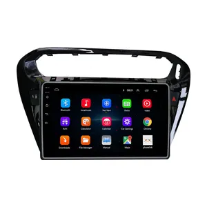 Para Peugeot 301 2013-2016 Dispositivo de Rádio Headunit 2 Double Din Quad Octa-Core Navegação GPS Carplay Android Car Stereo