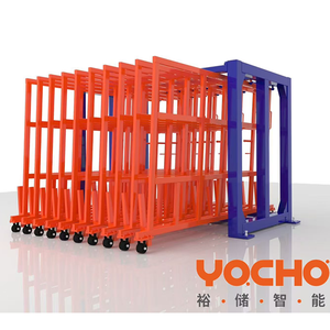 Étagère verticale de type tiroir <span class=keywords><strong>pour</strong></span> le stockage de tôles d'acier en usine avec système de glissière robuste - Product Image 1