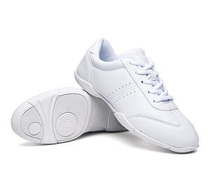 Zapatillas de Porristas para Niñas y Mujeres Modelo 853, Tenis Blancos de Baile para Animación, Calzado Juvenil Escolar para Caminar, Entrenamiento Atlético y Tenis - Product Image 3