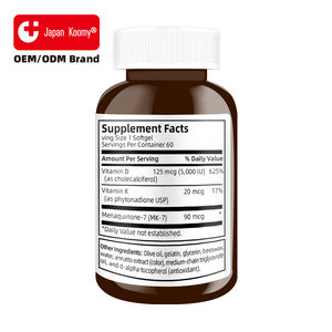 Suplemento de Vitamina D3 Personalizado, 60 Cápsulas Blandas, para una Función Muscular Saludable y Apoyo Inmunológico, Suplemento de Vitaminas para Adultos - Product Image 6