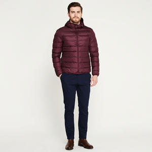 Veste matelassée en toile imperméable de haute qualité pour homme avec col montant et logo frontal - Prix de gros Nouvelle arrivée - Product Image 1