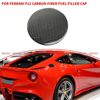 Pièces automobiles de haute qualité en fibre de carbone sèche, style OEM, bouchon de réservoir de carburant pour Ferrari F12