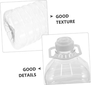Customizable Logo Printing 3 Liter 5 Liter PET Clear <b>Plastic</b> Square Oil <b>Drum</b> Bottle Square - Product Image 3