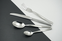 Ensemble de couverts de luxe en acier inoxydable 18/10 poli miroir, robuste, pour hôtels et restaurants (vente en gros)