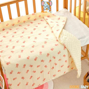 Newborn Safe Bedding Design Infant Blanket <b>Muslin</b> Cotton 70x140cm Double Layer Ultra Soft Printed - Product Image 5