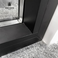 Ventanas Arqueadas Modernas de Aluminio Personalizadas, Estándar Europeo Contemporáneo, Ventana Arqueada de Triple Vidrio para Dormitorio, Sala de Estar, Cocina