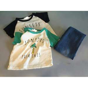 T-shirts longs hip-hop à col ras du cou avec motifs de groupe rock malaisien - Product Image 2