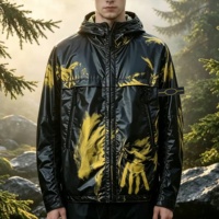 Blouson d'hiver bomber de luxe 2026, coupe oversize, coupe-vent, à col montant, à capuche, décontracté, tendance, pour l'extérieur, à changement de couleur, avec fermeture éclair frontale