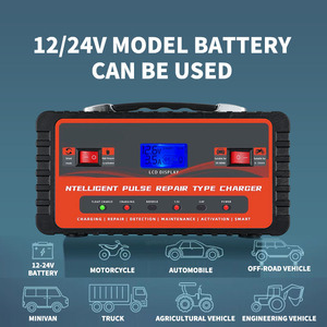 Caricabatterie per <span class=keywords><strong>Auto</strong></span> 12V/24V Intelligente con Riparazione a Impulsi, Alta Potenza, Automatico per Manutenzione Batterie di <span class=keywords><strong>Auto</strong></span>, Camion e Moto - Product Image 3
