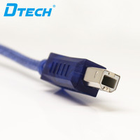 DTECH Factory Kabel Printer Usb 2.0 Male Ke B Male untuk HP, DELL, EPSON, Kabel Cetak Usb 5M