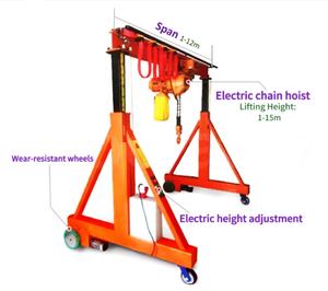 เครนขาสูงเคลื่อนที่ขนาดเล็กพกพาได้500กก. 1ตัน2ตัน3ตัน5ตัน7.5ตัน8ตัน - Product Image 5