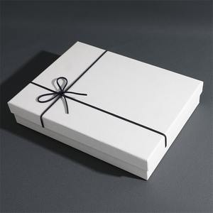 Souvenir Christmas <b>Gift</b> Packaging <b>Box</b> <b>Large</b> Rectangular Necklace Bracelet Jewelry Paper <b>Box</b> Bow Customized Color Portable Luxury - Product Image 2