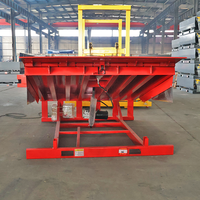 Plateforme mobile de chargement et de déchargement de conteneurs de peinture en acier à haute teneur en manganèse, hydraulique fixe 10T, antirouille