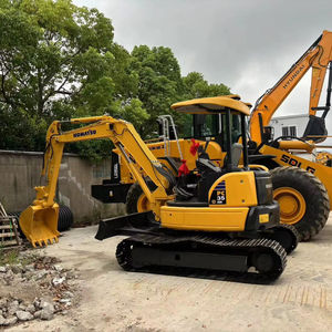 Excavadora sobre orugas Komatsu PC35, equipo de construcción usado con componentes de núcleo de caja de cambios de motor Isuzu, gran oferta - Product Image 1