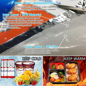 Foshan Offre Spéciale <span class=keywords><strong>dessin</strong></span> <span class=keywords><strong>animé</strong></span> imprimé vin refroidisseur sac léger Portable isolé pliable rouge vin glace sac refroidissement boissons fêtes - Product Image 5