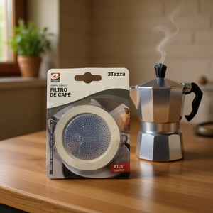 Filtro per Caffè a Rete di Alta Qualità per Moka, 3 Tazze, 12 Pezzi - Product Image 2