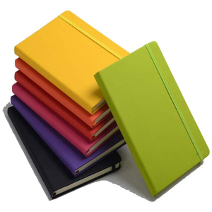 Low MOQ Custom Wholesale Promotional A4 Business Aesthetic Linen Journals Organizer/Planner PU <b>Leather</b> Hardcover Gift 80 <b>Sheets</b> - Product Image 1