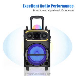 Sistema de Sonido Portátil Inalámbrico <span class=keywords><strong>para</strong></span> Fiestas NDR M081 M121, Altavoz con Trolley <span class=keywords><strong>para</strong></span> Karaoke de 12 Pulgadas, Alta Fidelidad, <span class=keywords><strong>para</strong></span> Exteriores, con 2 Micrófonos, Bluetooth, <span class=keywords><strong>para</strong></span> el Hogar - Product Image 2