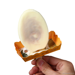 Custom Ice-Cream Cone Anti-Drip Ring Paper Tray Ice-Cream Ice Bar Waterproof Tray Paper <b>Box</b> Paper Sleeve Hot <b>Milk</b> Treasure Tray - Product Image 1