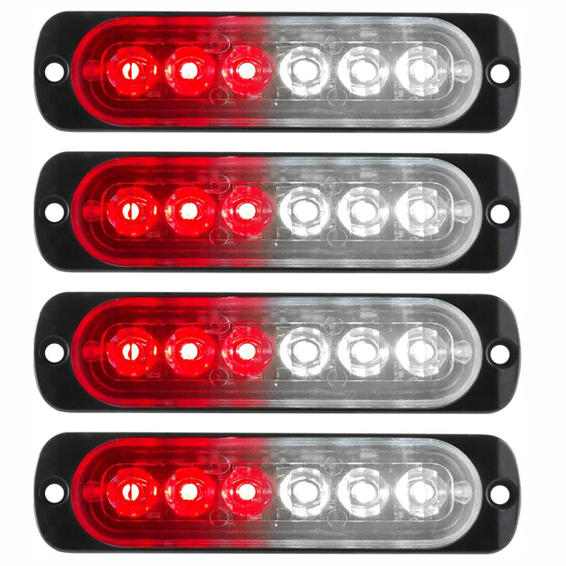Vehicle Emergency Strobe Lights LED Amber Strobe Lights for Trucks LED Flashing Car Lights