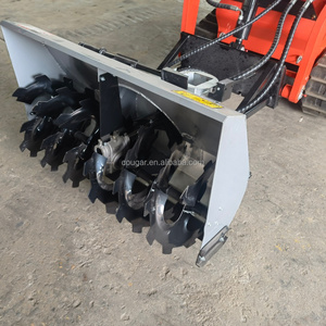 Souffleuse à neige hydraulique COUGARS pour mini-chargeuse compacte autoportée, largeur de travail 1000 mm, portée de projection 8-12 m, directement de l'usine - Product Image 1