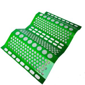 รั้วตาข่ายกันลมแบบเดี่ยว/กำแพงลดฝุ่น/รั้วตาข่ายรูระบายลม ทำจากแผงอะลูมิเนียมสแตนเลส - Product Image 1