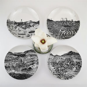 <span class=keywords><strong>Piatti</strong></span> Decorativi in Ceramica <span class=keywords><strong>da</strong></span> Appendere all'Ingrosso / Piatto Souvenir in Porcellana Decorativa / Piatto in Ceramica Decorativo per Collezione Casa - Product Image 5