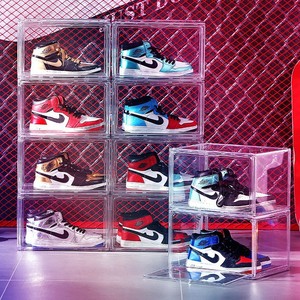 <span class=keywords><strong>Cajas</strong></span> <span class=keywords><strong>de</strong></span> Almacenamiento <span class=keywords><strong>de</strong></span> <span class=keywords><strong>Zapatos</strong></span> Apilables <span class=keywords><strong>de</strong></span> Plástico <span class=keywords><strong>Transparente</strong></span> al por Mayor, Tipo Cajón Acrílico con Frente Abatible, Caja <span class=keywords><strong>de</strong></span> <span class=keywords><strong>Zapatos</strong></span> Magnética - Product Image 1