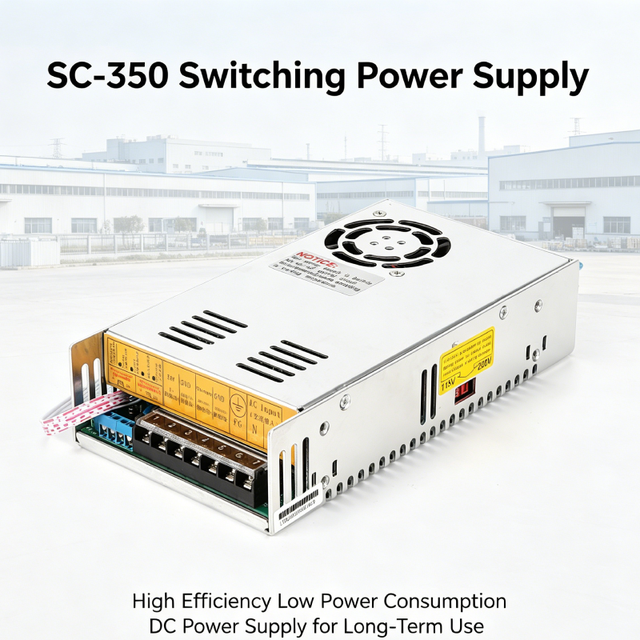 Sc-350 Series 350W AC-DC Switching Power Supply 24V SMPS Single Output UPS for Industrial Automation with 2 Years Warranty
